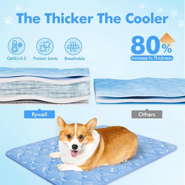 Comfort Cooling Gel Pet Pad - Large 20x36 Inch For Dogs & Cats