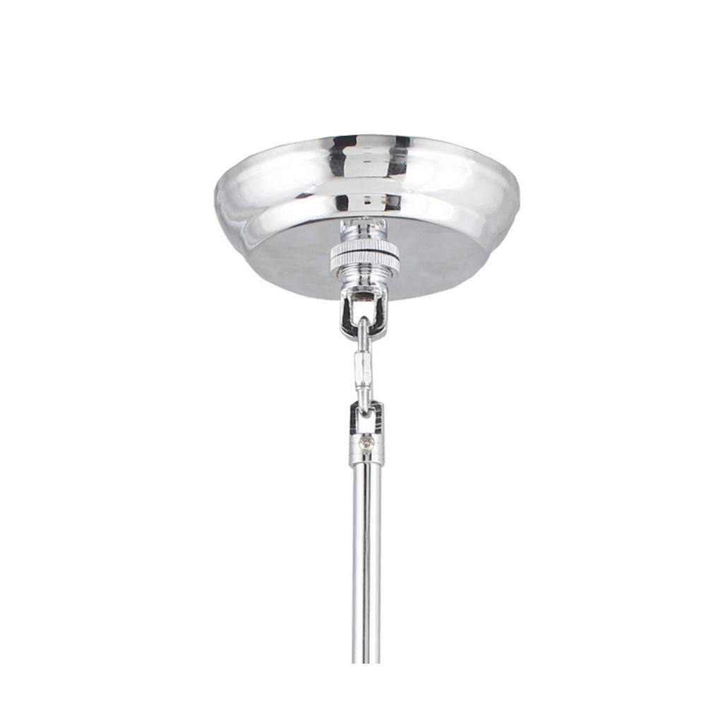 Chrome Crystal 6-Light Sputnik Sphere Chandelier