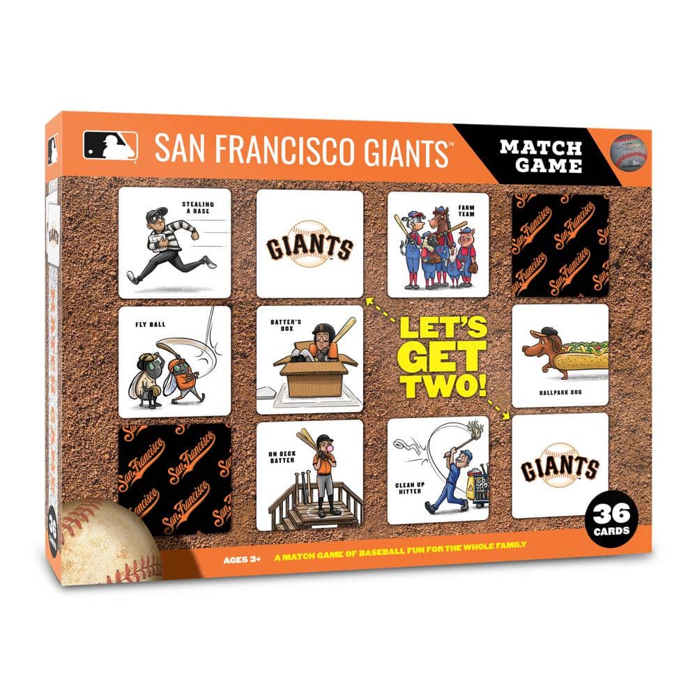 YouTheFan 2500867 MLB San Francisco Giants Licensed Memory Match Game