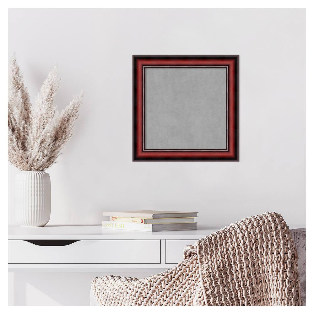 Rubino Cherry Scoop Framed Magnetic Board 12x12
