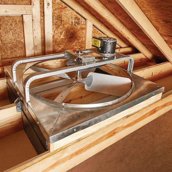 Master Flow 6000 CFM 30 Belt Drive Deluxe Whole House Fan with