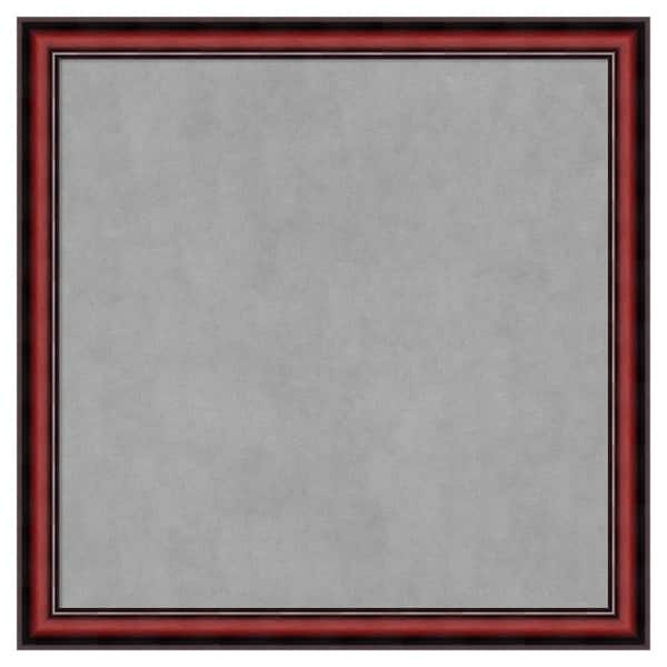 Amanti Art Rubino Cherry Scoop 27 in. x 27 in. Framed Magnetic Board