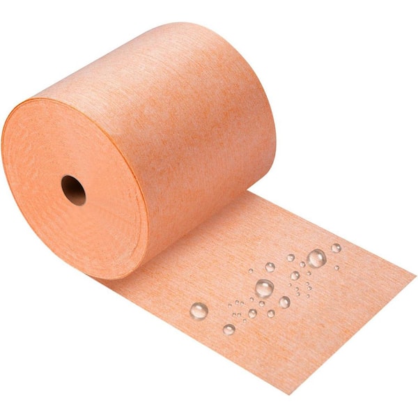 Waterproof Membrane 41 sq. ft. Shower Underlayment 20mils Polyethylene Fabric for Tiles Walls Floors