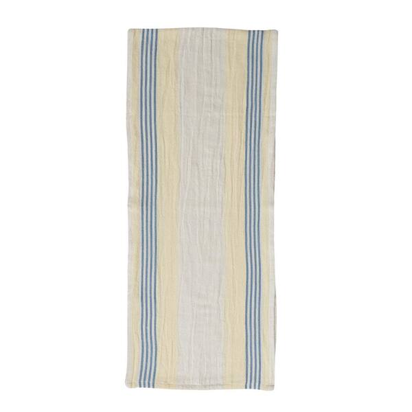 Sunny Day 14 in. W x 72 in. L Yellow Jute Border Table Runner Sunny Day 14 in. W x 72 in. L Yellow Jute Border Table Runner