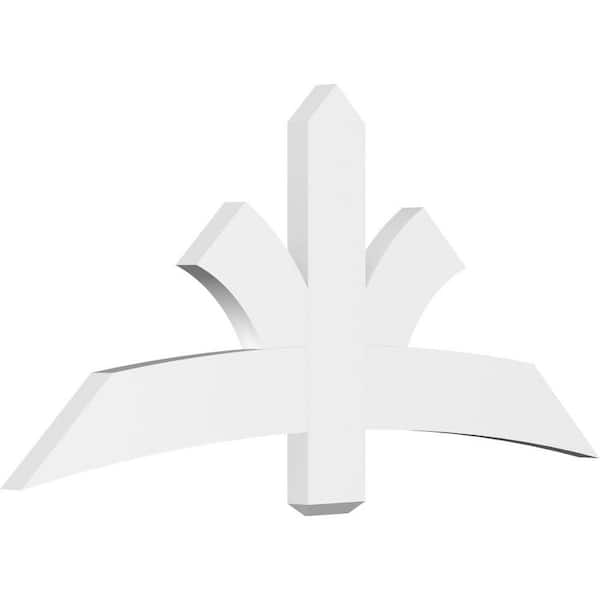 Ekena Millwork Davenport 60 in. W x 27.5 in. H x 2 in. D Signature Polyurethane Bracket