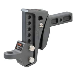 15,000 lbs. 6 in. Drop Rebellion XD Adjustable Cushion Trailer Hitch Ball Mount (2 in. Shank)