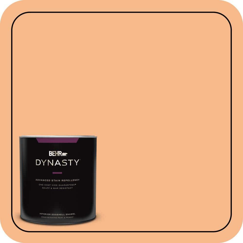 1 qt. #260C-3 Fresh Peaches Eggshell Enamel Interior Stain-Blocking Paint and Primer price history on PriceWatchPro