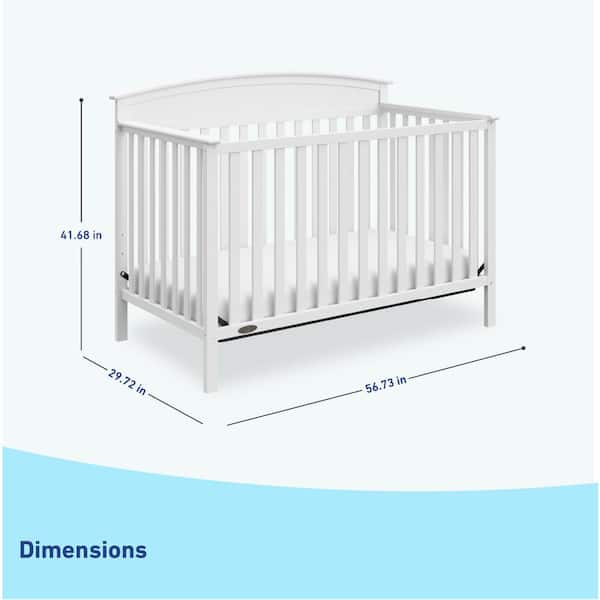 Graco Benton Convertible Crib White