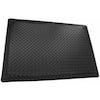 Rhino Anti-Fatigue Mats Industrial Smooth 4 ft. x 4 ft. x 1/2 in. Commercial Floor Mat Anti-Fatigue, Black IS48X4