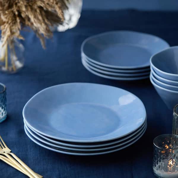  ULANDER POWDER PALE BLUE 食器セット Certified International Cloudy Sky Set of 4 Dinner Plate 11 in