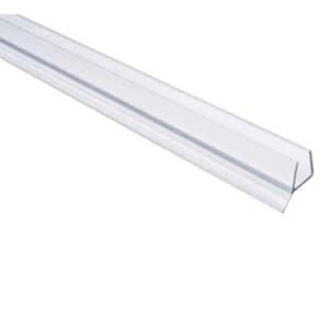 5 or 6mm Glass Straight Soft h Fin Shape FIN007-25 90cm 140cm or 2m Long Seals Gaps of Up to 25mm Doors or Panels 90cm Shower Seal for Screens Fits 4