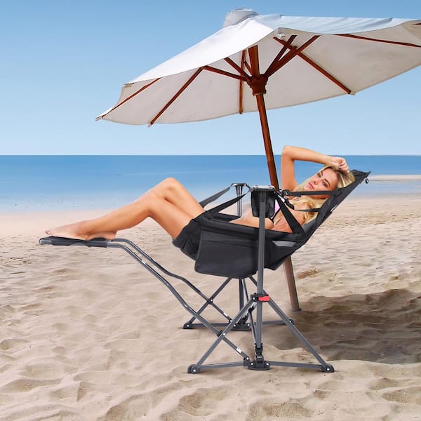 VEVOR Reclining Camping Chair, 300 lbs. Load Camping Hammock