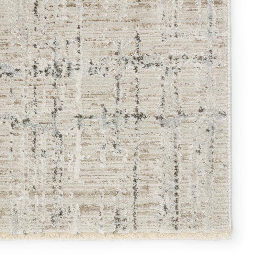 Sovis Vintage-Inspired Heathered 8'10" x 12'7" Gray & Taupe Rug