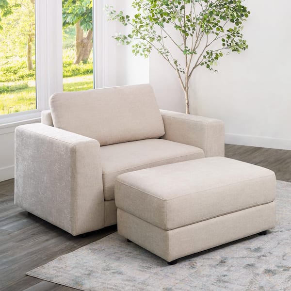 DEVON CLAIRE Elizabeth Sand Stain Resistant Fabric Oversized