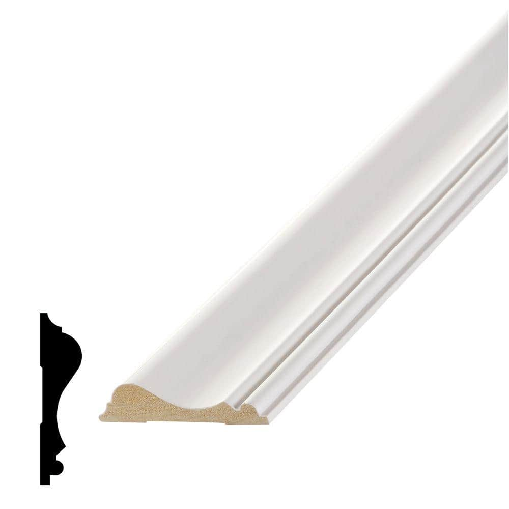 Alexandria Moulding WM 390 .576 in. D x 2.578 in. L Primed Medium ...