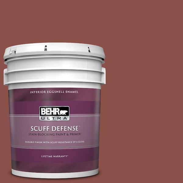 BEHR ULTRA 5 gal. #S150-6 Spiced Berry Extra Durable Eggshell Enamel Interior Paint & Primer