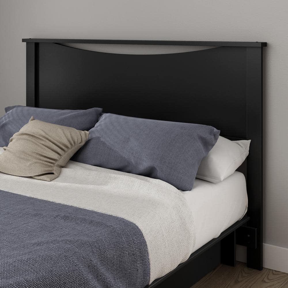 Pure White Full Panel Wood Headboard