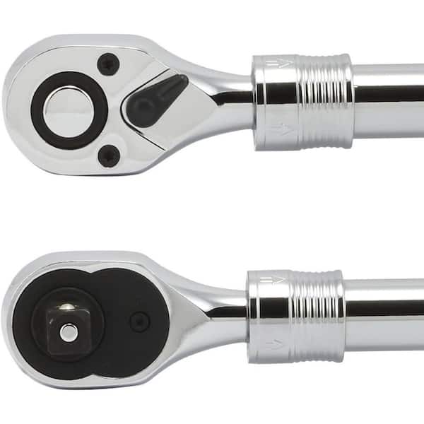 Ruco  NEIKO 1/2 in. Drive Extendable Ratchet Handle, 72-Tooth Reversible