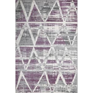 Oakleigh Purple 5 ft. x 7 ft. Area Rug