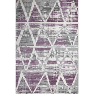 Oakleigh Purple 4 ft. x 6 ft. Area Rug