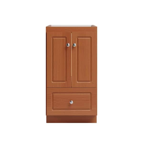 Simplicity by Strasser Ultraline 18 in. W x 21 in. D x 34.5 in. H Bath Vanity Cabinet without Top in Medium Alder