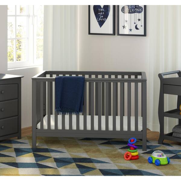 Storkcraft Hillcrest Gray 4In1 Convertible Crib 04520-03G