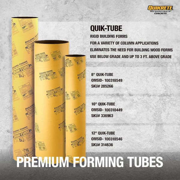 Building Form Tubes 12 Inch Builders Tube