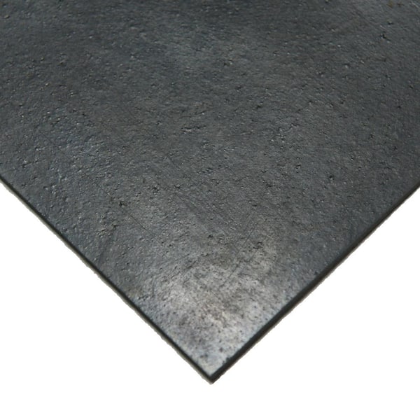 Nitrile 3/8 in. x 24 in. x 12 in. Commercial Grade 60A Black Buna Sheets