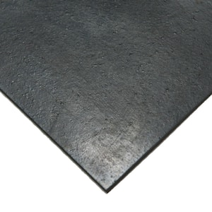 Nitrile 1/4 in. x 36 in. x 24 in. Commercial Grade 60A Black Buna Sheets