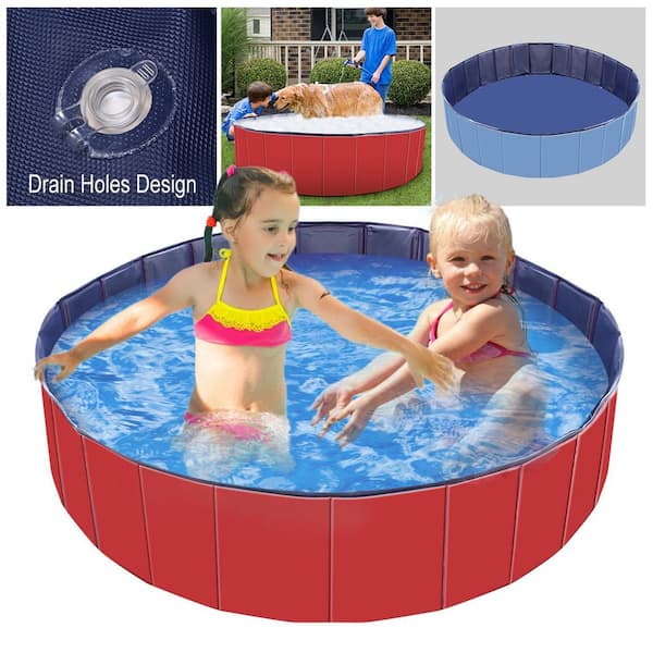 Amazon.com: Foldable Pool, Non-Inflatable Kids' and Adults