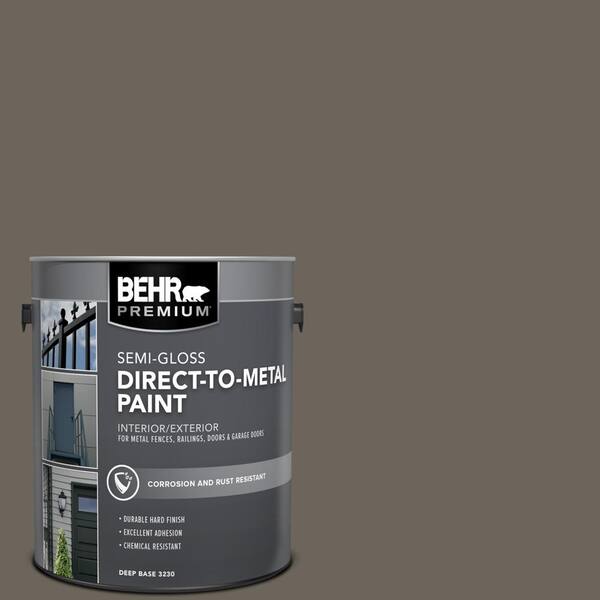 BEHR PREMIUM 1 gal. N3606 Patio Stone SemiGloss Direct to Metal