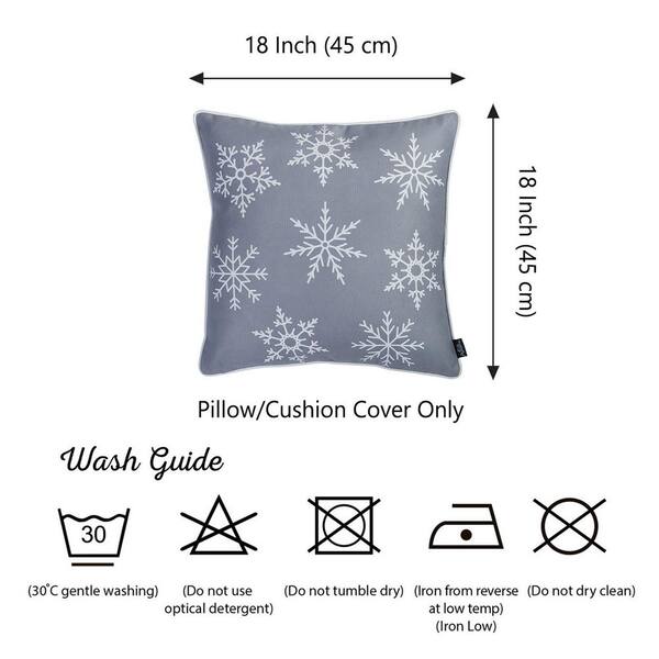 Small Navy Blue Throw Pillow Covers 16x16 Inch Set of 2 Decorative Accent  Pillow Case Square Cushion Covers for Couch Sofa Bed Living Room Farmhouse  Decor 