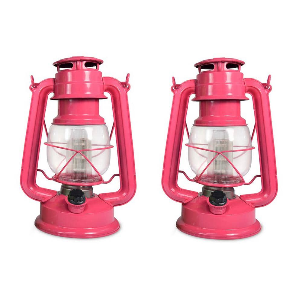 Northpoint Tropical Collection Pink Flamingo Battery Operated Vintage Lantern (2-Pack) 190605(2) - The Home Depot