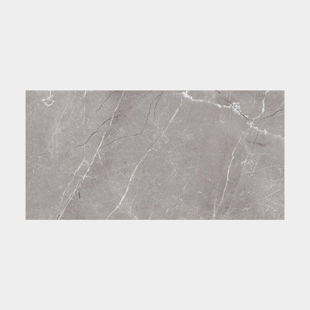 Rectangle 24 in. x 48 in. Polished Gray Marble Look Porcelain Floor/Wall Tile(112 sq. ft.) price history on PriceWatchPro