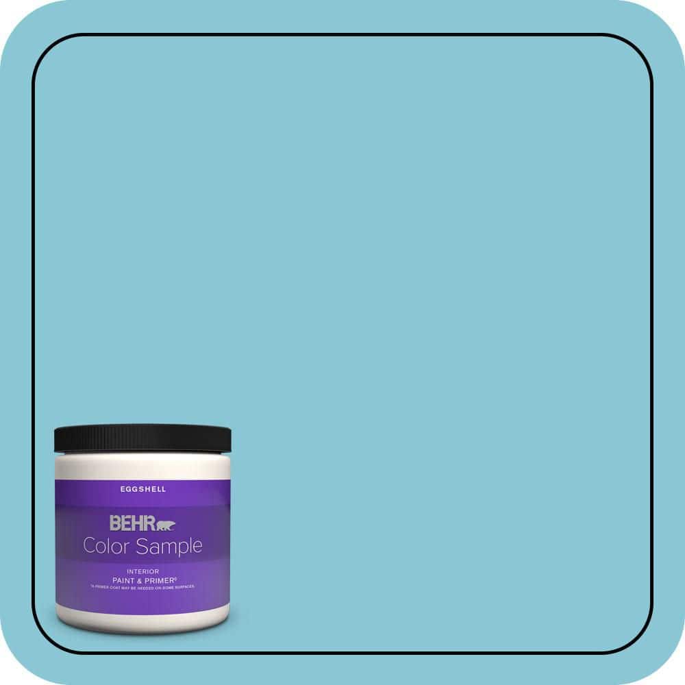 8 oz. #530D-4 Maiden Voyage Eggshell Enamel Interior Paint & Primer Color Sample price history on PriceWatchPro