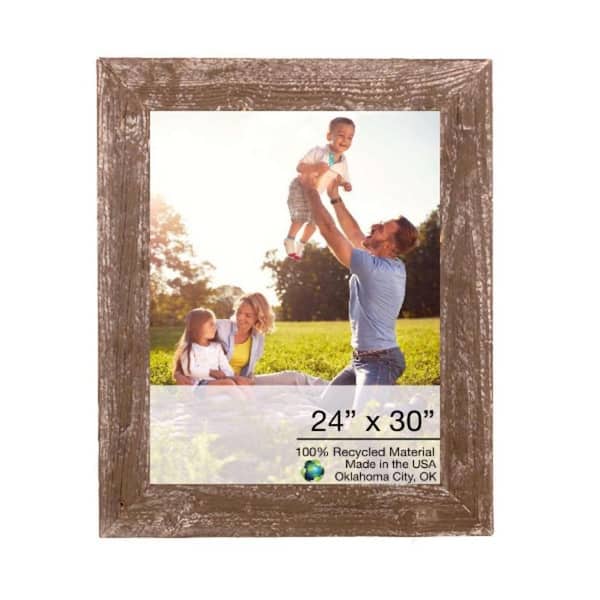 HomeRoots Victoria 24 in. x 30 in. Espresso Brown Picture Frame