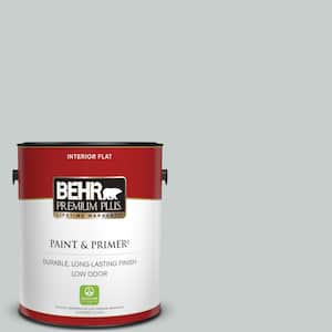 Microblend Interior Paint and Primer - Gray/Slip of Silver, Gloss Sheen, 1 Gallon, Premium Quality, High Hide, Low Voc, Washable, Microblend Cabo
