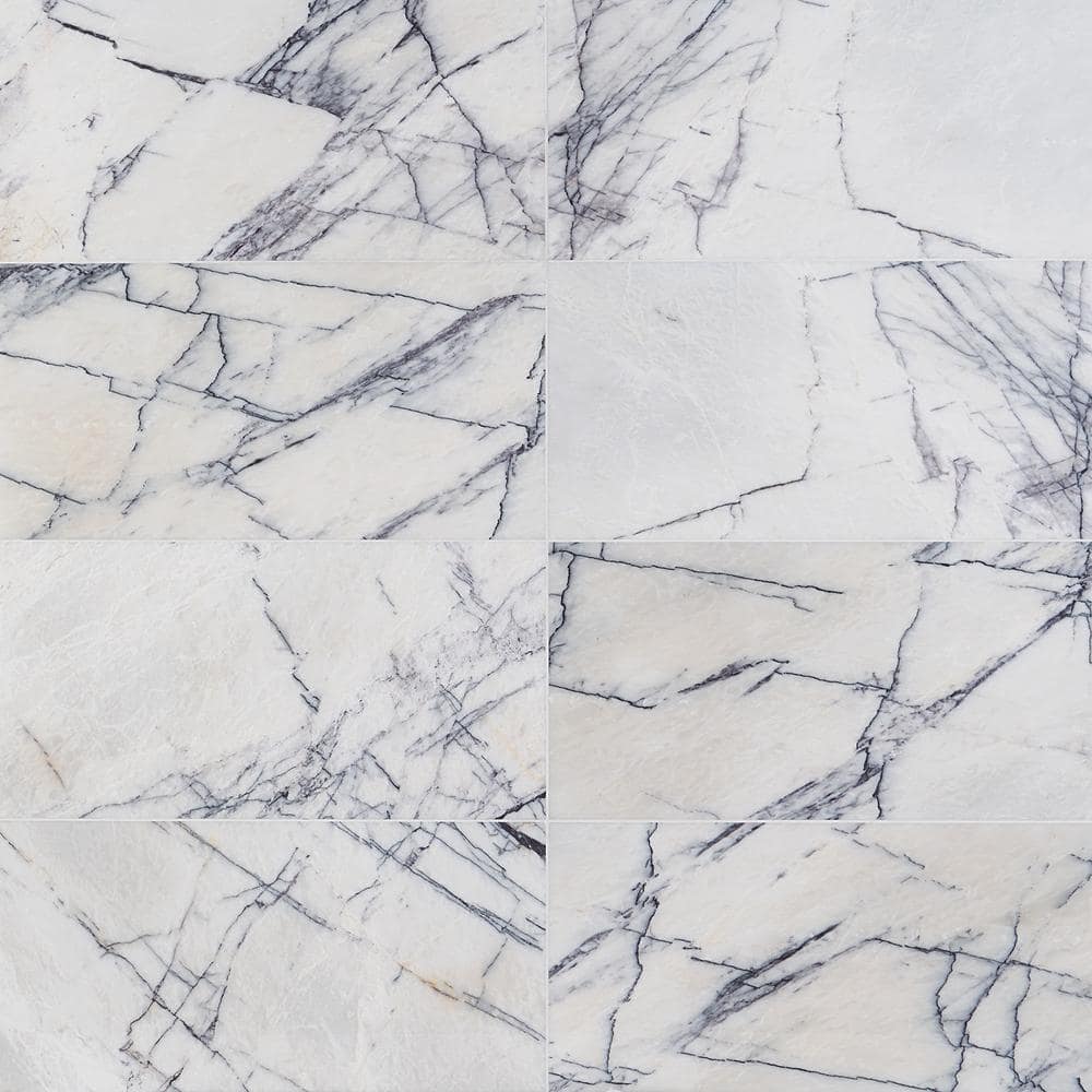 Ivy Hill Tile Sangria White 12 in. x 24 in. Polished Marble Floor and Wall  Tile (10 sq. ft. / Case) EXT3RD104791 - The Home Depot
