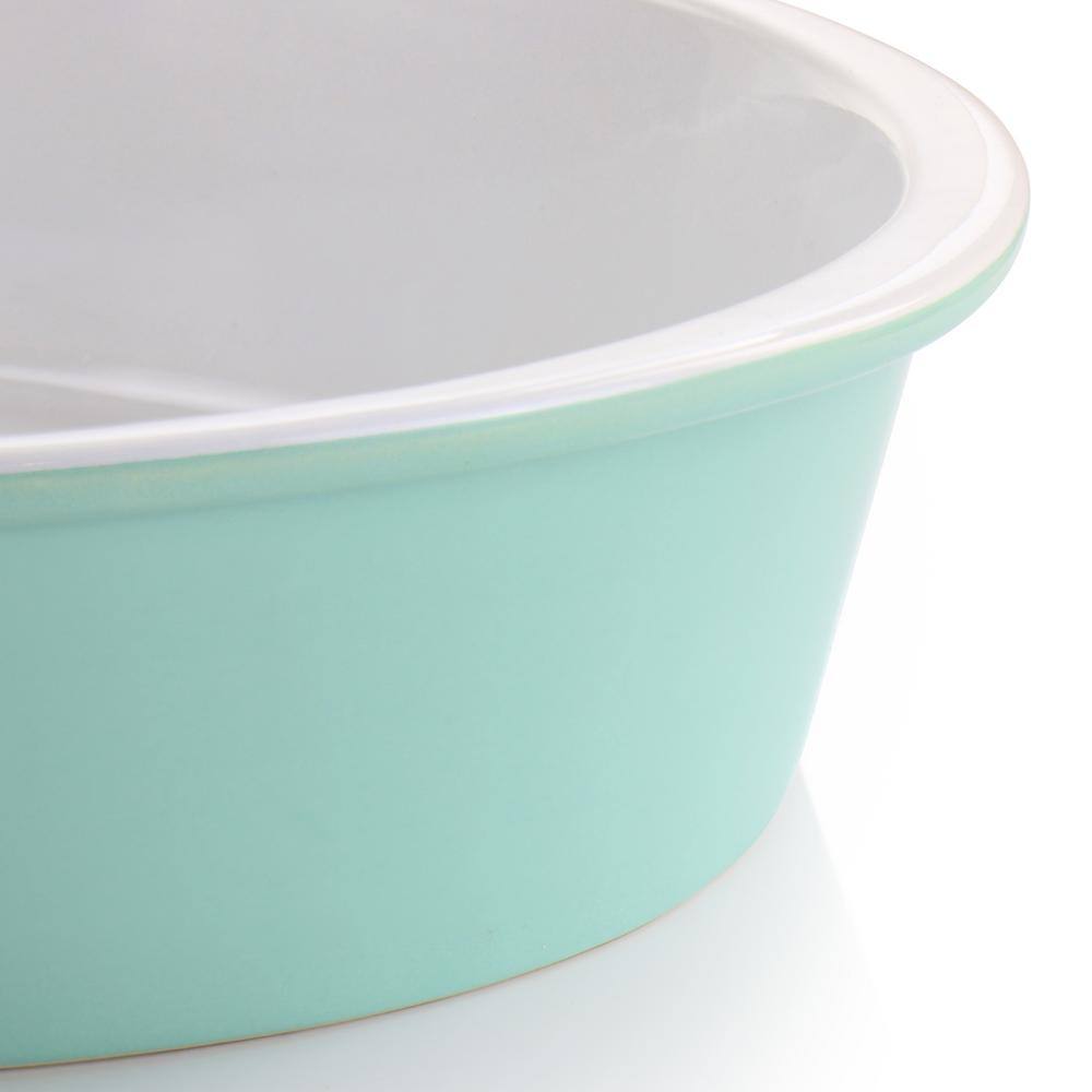 Mint Green 3.5 Qt. Stoneware Oval Baker Dish