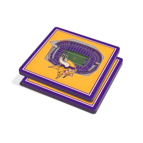 NFL Minnesota Vikings 3D StadiumViews Coasters