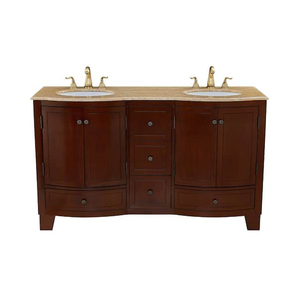 家庭温泉440gx2 Simply Living 42 in. W x 22 in. D x 34.125 in. H Bath Vanity
