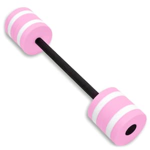 30 in. Aqua Fitness Swim Bar with Padded Grip (Dark Pink)