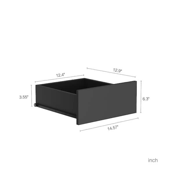 Aoibox 43-in. W x 15-in. D x 74-in. H Black MDF Ready to Assemble Floor Kitchen Pantry Cabinet with Doors Shelves & Drawers