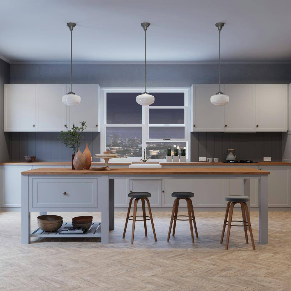 Saddle Creek Noble Bronze Mini Pendant with Brushed Nickel Accents