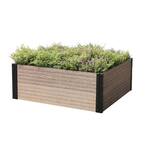 EverBloom 36 in. L x 12 in. W x 14 in. H Composite Trough Planter E143612