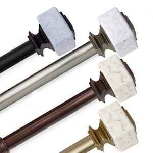 1 Inch Dia 160-240'' Adjustable Sello Single Curtain Rod in Bronze