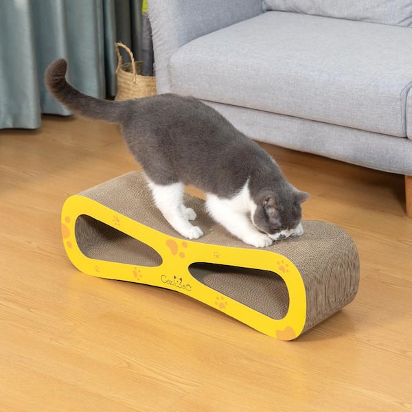 Lounger Cardboard Catnip Scratcher Cat Toy
