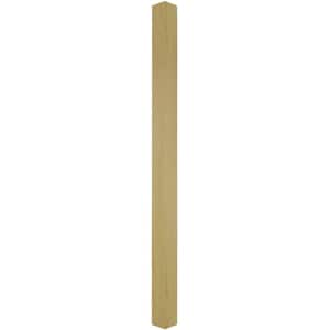 Stair Parts 36 in. x 1-3/4 in. 5360 Unfinished Red Oak Full Square Craftsman Wood Baluster for Stair Remodel