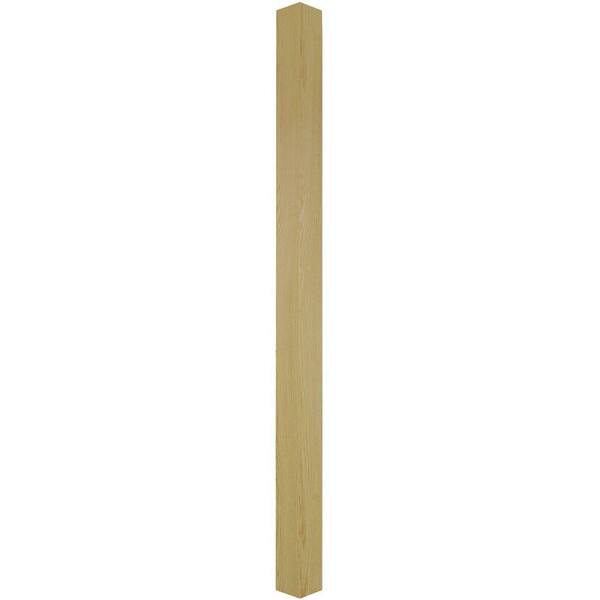 EVERMARK Stair Parts 43 in. x 1-3/4 in. 5360 Unfinished Red Oak Full ...