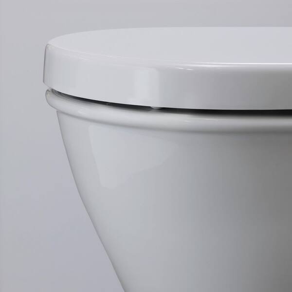 Duravit Starck 3 Elongated Closed Front Toilet Seat in White  